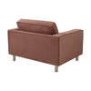 Dusk Soho Mauve Matte Velvet Loveseat RRP £329