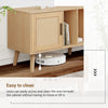 TV Stand 180 cm Entertainment Unit with Doors Drawer Rattan Sideboard Cabinet
