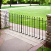 Vintage Wrought Iron Garden Gate Driveway Entrance Steel Metal Heavy Duty Ornate