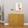 Sideboard Cabinet Cupboard Unit Storage Furniture With Drawers & Doors 4 Colors