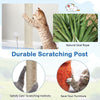 Ocean-themed Cat Tree 3-level Cat Tower Activity Center Sisal Scratching Posts