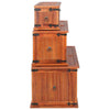 Storage Chests 3 pcs Solid Acacia Wood vidaXL