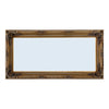 173cm Vintage Baroque Embossed Wooden Frame Full Body Length Mirror Wall Mounted