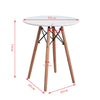 60/80CM Round Dining Table and 2 / 4 Chairs Optional Lounge Bar Home Furniture
