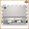 70cm Extra Large Hollywood Light Up Mirror Vanity Make Up Mirror + 17 LED Bulbs