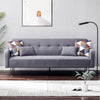 Fabric Sofa Bed Small Couch Settee Loveseat Sofabed Single Sleeper Recliner Beds