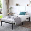 18 Inch Metal Platform Bed Frame/Non-slip Mattress Foundation Single/Double/King