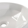 Gloss White Round Counter Top Hand Wash Basin Bathroom Toilet Sink Ceramic Bowls