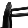 Set of 2 Velvet Chairs High Back Bar Stools Footrest Backrest Metal Legs Pub
