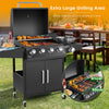 Deluxe Gas BBQ Grill Stainless Steel 4 Burner + 1 Side Outdoor Barbecue