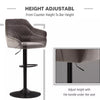 2x Bar Stools Breakfast Comfortable Swivel Gas Lift Kitchen Stool Leather Chairs