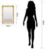50x70cm Bevelled French Style Bedroom Wall Mirror Gold