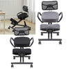 Ergonomics Office Chair Stool Back Support Adjustable Seat