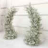 2M Wedding Metal Flower Stand Hoop Half Moon Shape Arch Flower Garland Frame UK