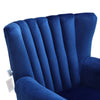 Fireside Fabric Occasional Armchair Padded Seat Sofa Lounge Shell WingBack Chair