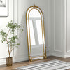 180cm Full Length Large Rustic Metal Arched Wall Mirror Garden In/Outdoor Décor