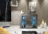 Modern Sideboard Display Cabinet I TV Stand I High Gloss Doors I Free LED Lights
