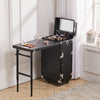 Foldable Manicure Nail Table Cosmetic Makeup Case Trolley With Bluetooth Speaker