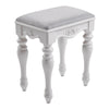 Vintage Dressing Table Desk Stool Vanity Seat Dresser Chairs Bedroom Carving Leg