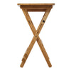 Portable Camping Bamboo Wooden Table Breakfast Writing Laptop Table Adjustable