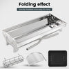 Folding BBQ Charcoal Barbecue Grill Stainless Steel Garden Picnic Camping Stove