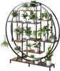 Mental Flower Shelf Plant Display Stand Outdoor Indoor with Grow Light Garden UK