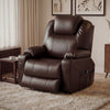 Riser & Recliner Armchair Leather 8 Point Electric Heated Massage Sofa Arm Chair