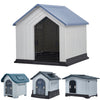 Small- Large Dog House Outdoor Indoor Puppy Shelter Dog Kennel with Air Vents UK