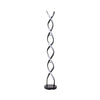 Black Twist Floor Lamp Living Room Light Integrated LED Standard Standing Light