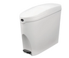 White Pedal Operated Sanitary Bin 20L 11-2-580