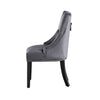Velvet Dining Chair with Door Knocker Ring Windsor Dressing Room Chair 1/2/4/6