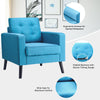 Modern Upholstered Accent Sofa Chair Button Tufted Armchair Leisure Lounge Chair