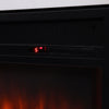 34 Inch Inset Electric Fireplace Suite + Remote MDF Surround Fire Burning Flame