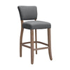 Upholstered Barstools Kitchen Island High Chairs Pub Cafe Counter Seat Footrest