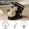 Electric Kitchen 1400W Food Stand Mixer 6 Speed Cream Blender 5.5L 3 Attachments