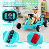 12V Ride on Car Kids Ride on Race Car Toy w/Wireless Connection-Navy
