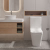 Round Ceramic Basin Sink Cloakroom Hand Wash Counter Top Washing Bowl Bathroom