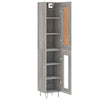 Highboard Grey Sonoma 34.5x34x180 cm Engineered Wood