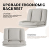 Desk Chair Ergonomic Swivel, Height Adjustable, Faux Leather, Wide Padded Seat