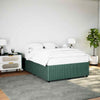 Bed Frame Dark Green 140x200 Z5I7