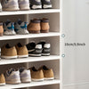 6 Tier Shoe Cabinet Storage Organizer MDF Unit Footwear Stand Rack Home Entryway