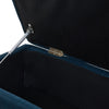 Flannel Fabric Upholstered Arm Bench Bed End Window Seat Ottoman Storage Stool