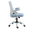 Desk Chair Mid-Back Office Swivel Chair Mesh Back Task Chair / Flip-up Armrest