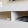 Modern White High Gloss TV Unit Cabinet Stand With Storage Drawers RGB LED Light