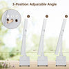 Standing Jewelry Armoire Lockable Jewelry Cabinet Vanity Mirror with LED Light