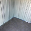 Pent Roof Garden Shed 8 x 4ft Galvanized Steel Shed House Outdoor Storage w/Base
