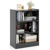 3-Tier Adjustable Bookcase Bookshelf Modern Display Cabinet Storage Organizer