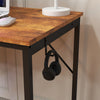 Modern Computer Desk Laptop PC Study Table Home Office Desk with Side Bag 80cm