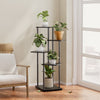 5 Tier Metal Plant Stand Indoor Outdoor Garden Flower Pot Shelf Display Rack UK