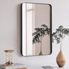 XL Round/Arched/Square Metal Frame Mirror Industrial Wall Vanity Makeup Bathroom